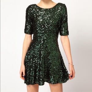 French Connection Ozlem Sequin Dress